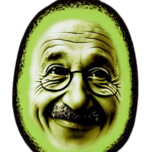 mask, face, food, animal, photorealistic, cartoon, concept art, green transparent PNG cut-out