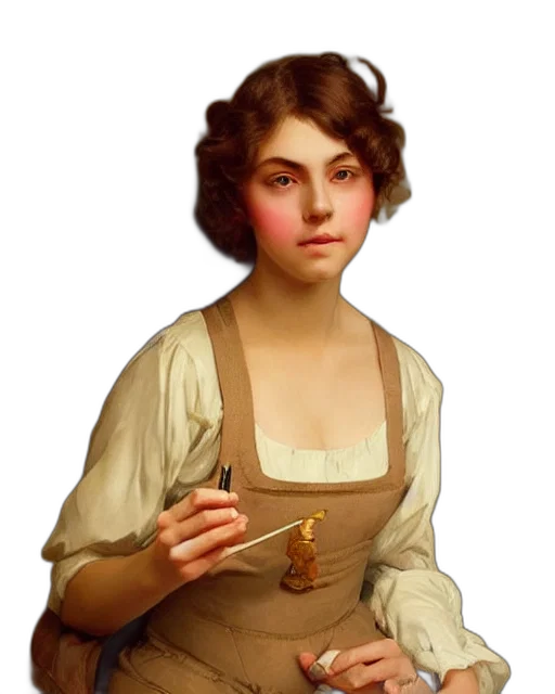jewelry, staff, dress, face, photorealistic, oil painting, pixel art, concept art transparent PNG cut-out