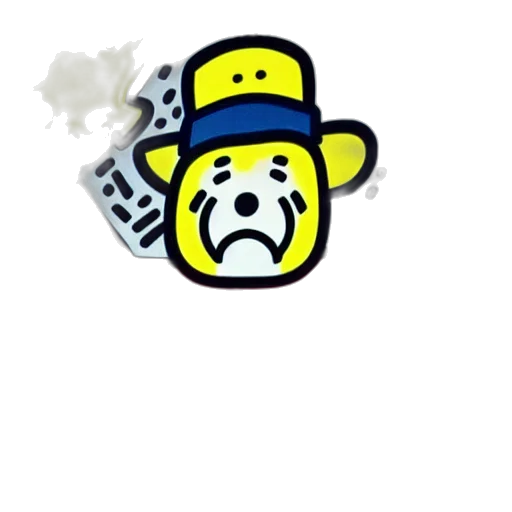 hat, staff, animal, pixel art transparent PNG cut-out