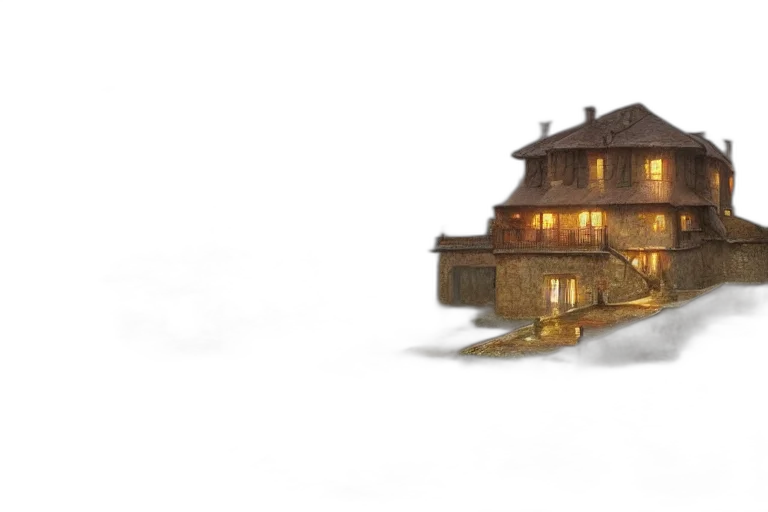 building, furniture, concept art, 3d render transparent PNG cut-out