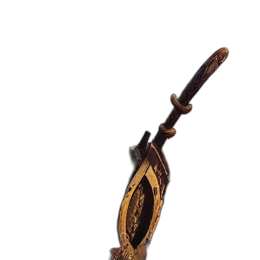 staff, sword, jewelry, weapon, 3d render, photorealistic, concept art, portrait transparent PNG cut-out