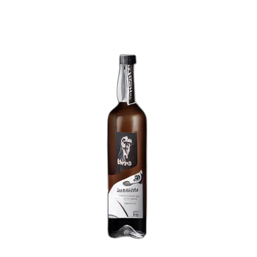 bottle, liqueur, modern, design transparent PNG cut-out