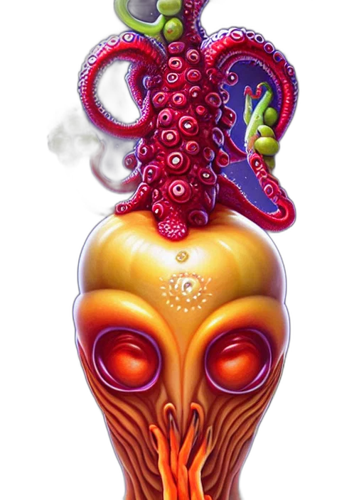 mask, creature, crown, concept art transparent PNG cut-out