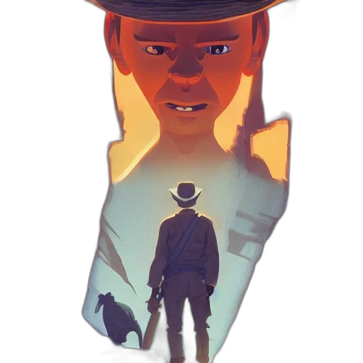 hat, mask, face, staff transparent PNG cut-out