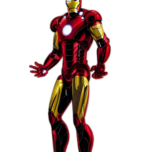 robot, comic book art, concept art, 3d render transparent PNG cut-out