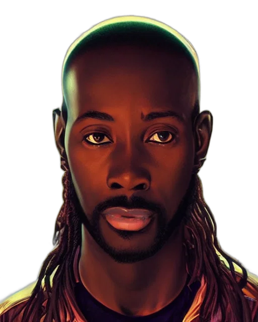 face, hair, photorealistic, fantasy art, cartoon, concept art, vfx, drew transparent PNG cut-out