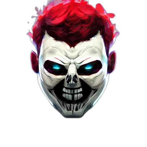 mask, face, crown, creature transparent PNG cut-out