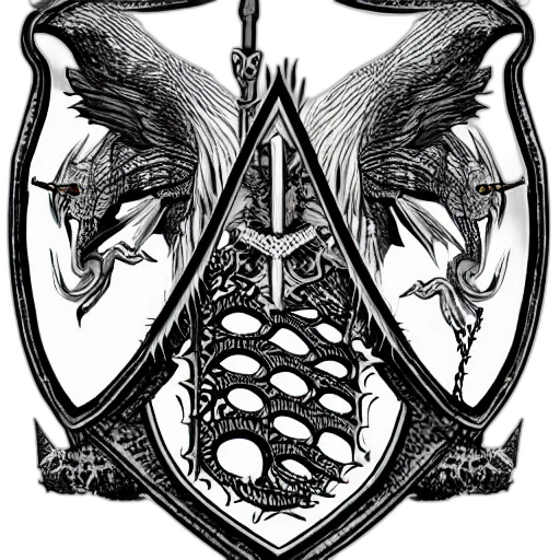 dragon, crown, staff, sword transparent PNG cut-out