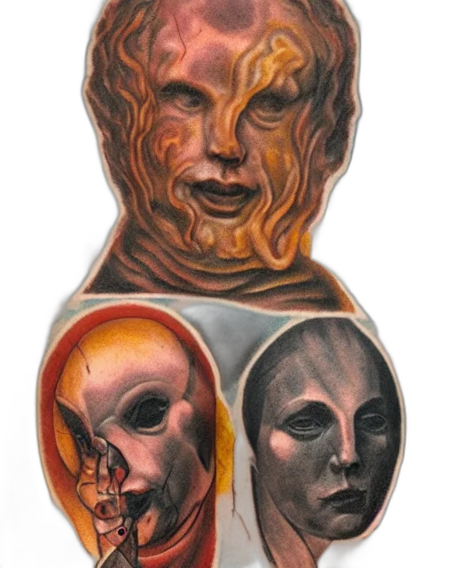 mask, face, jewelry, creature transparent PNG cut-out
