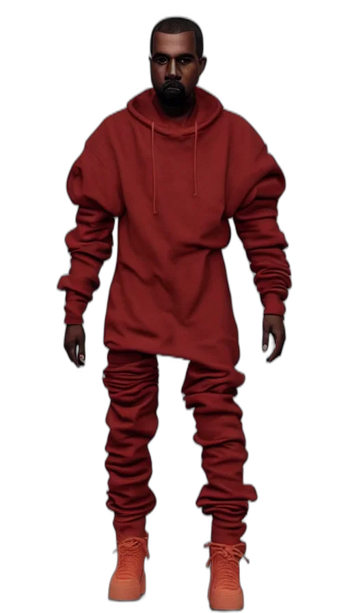 jacket, creature, robot, animal, concept art, 3d render, red, dark transparent PNG cut-out