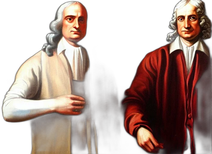concept art, photorealistic, classical, painting, sir, isaac, newton, tupac transparent PNG cut-out