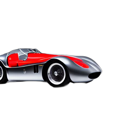 car, 3d render, concept art, photorealistic, cartoon, studio, lighting, ferrari transparent PNG cut-out