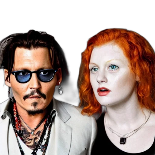 photorealistic, photo, johnny, depp transparent PNG cut-out