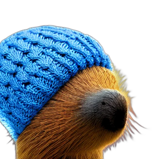 hat, animal, hair, creature transparent PNG cut-out