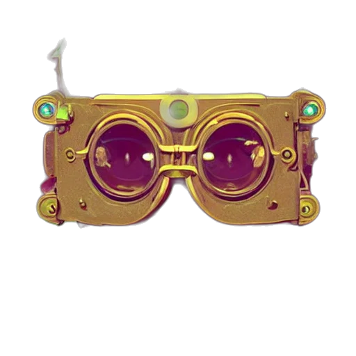 mask, jewelry, crown, staff, concept art, 3d render, colourful, vfx transparent PNG cut-out