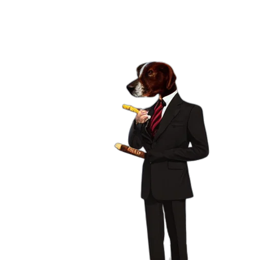 staff, hat, mask, jacket transparent PNG cut-out
