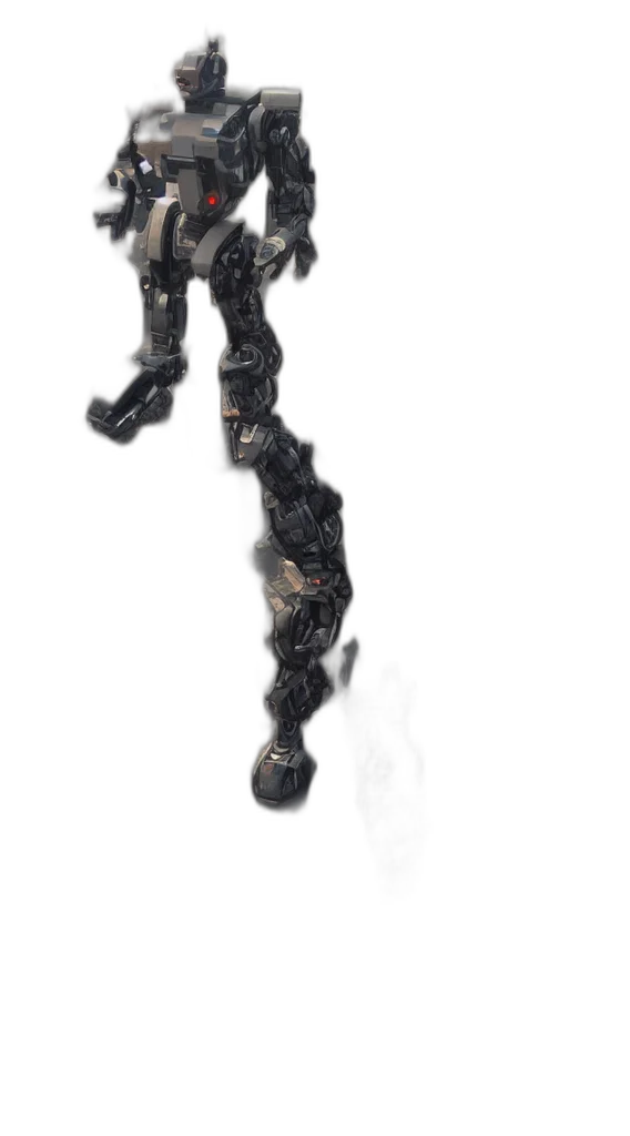 staff, robot, hair, weapon transparent PNG cut-out