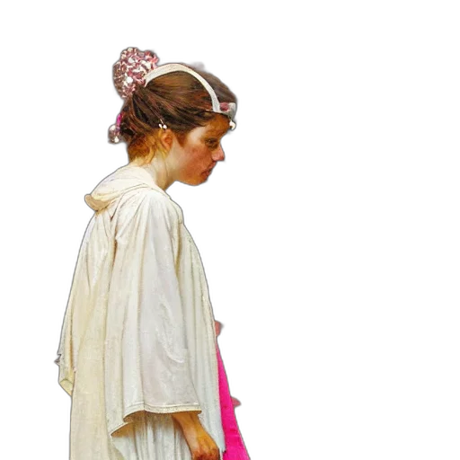 dress, staff, hat, jacket transparent PNG cut-out