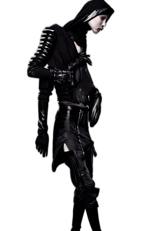 jacket, robot, mask, staff transparent PNG cut-out