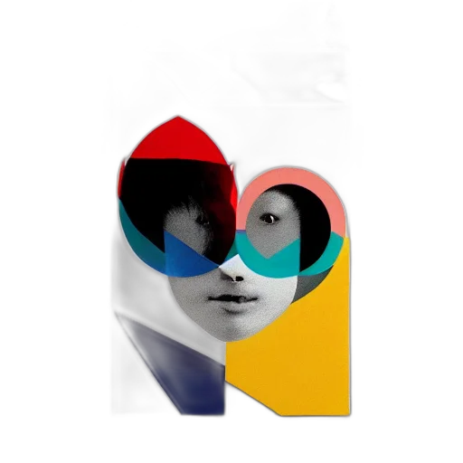 mask, face, hat, 3d render, concept art, vaporwave, pixel art, outer space transparent PNG cut-out