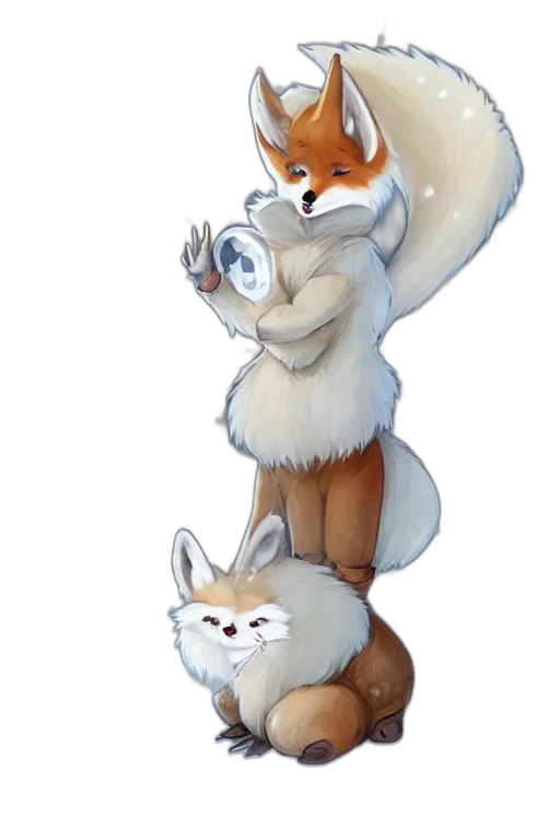 staff, animal, weapon, concept art, watercolor, fantasy art, pixel art, snow transparent PNG cut-out
