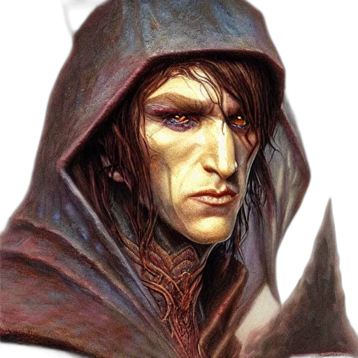 face, mask, staff, fantasy art transparent PNG cut-out