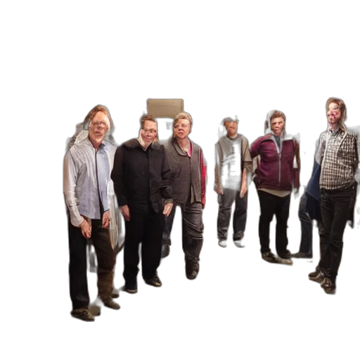 staff, jacket, among, backrooms transparent PNG cut-out