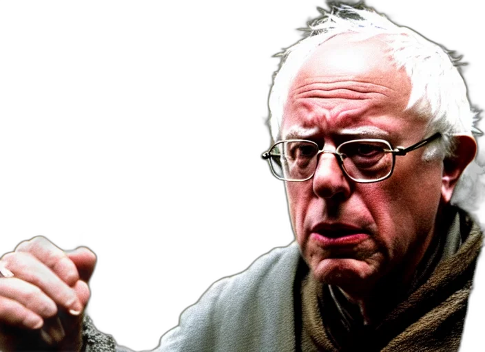 film, still, bernie, sanders transparent PNG cut-out