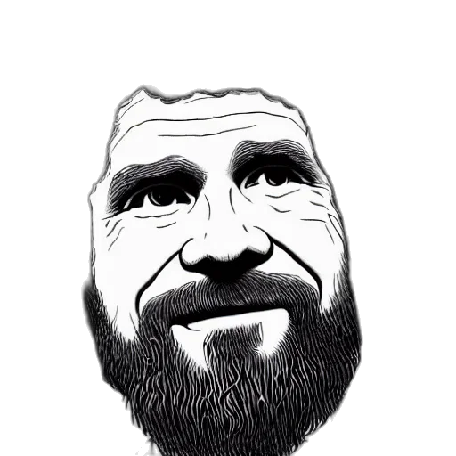 face, creature, animal, cartoon, photorealistic, pencil sketch, comic book art, bob transparent PNG cut-out