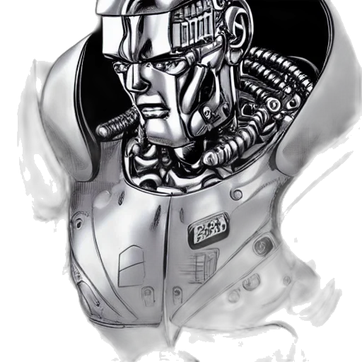 robot, face, mask, crown transparent PNG cut-out