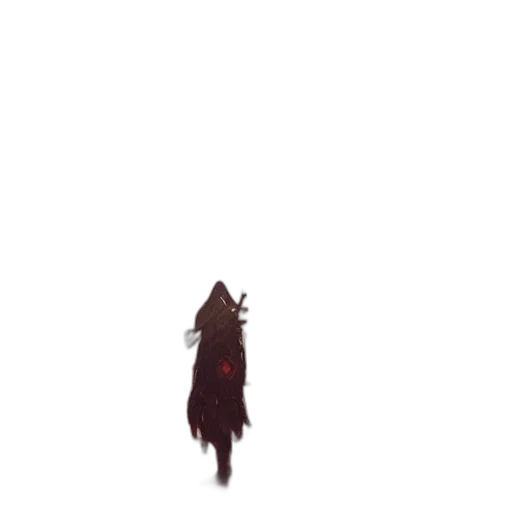 creature, hair, animal, staff, pixel art, concept art, anime, fantasy art transparent PNG cut-out