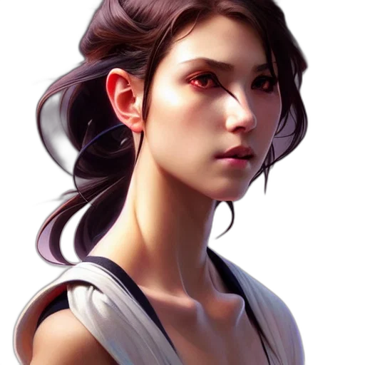 face, staff, photorealistic, fantasy art transparent PNG cut-out
