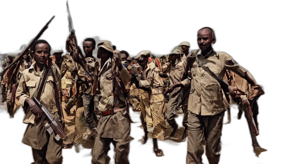 ethiopian, civil, war, derg transparent PNG cut-out