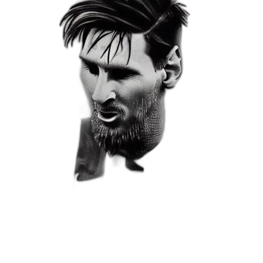 hair, face, mask, animal, photorealistic, comic book art, pencil sketch, cartoon transparent PNG cut-out
