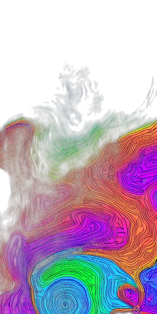 hair, fog, pastel, colorful, infographic, heavenly, realm, split transparent PNG cut-out
