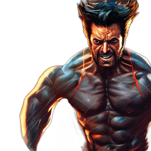 comic book art, concept art, photorealistic, 3d render transparent PNG cut-out