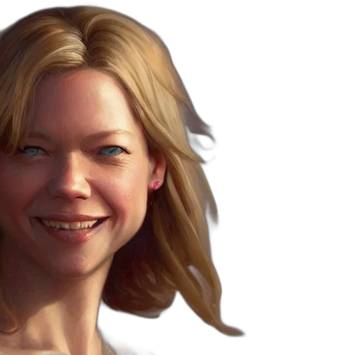 face, photorealistic, concept art, 3d render, cartoon, photo, amy, smart transparent PNG cut-out
