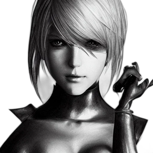 face, robot, mask, weapon, concept art, photorealistic, fantasy art, comic book art transparent PNG cut-out