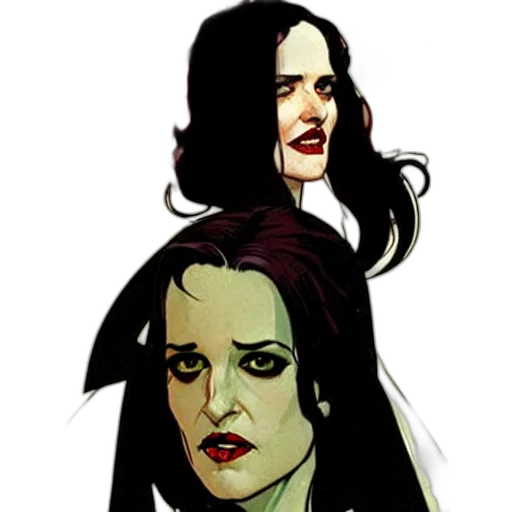 face, comic book art, cartoon, concept art transparent PNG cut-out