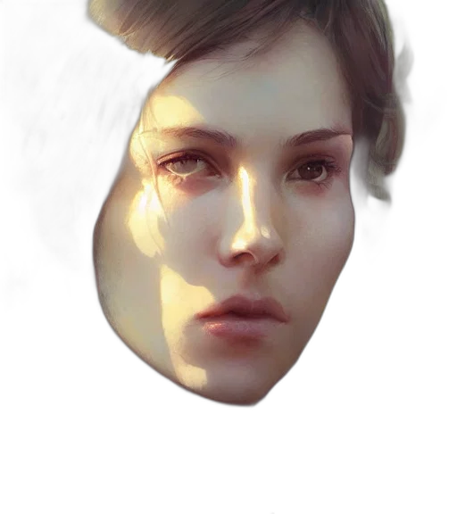 face, mask, crown, creature transparent PNG cut-out