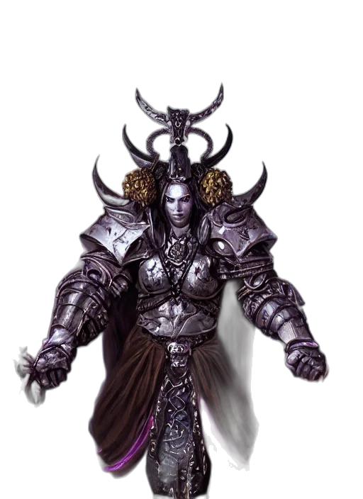 fantasy art, concept art, 3d render, comic book art transparent PNG cut-out