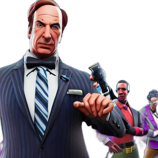 concept art, saul, goodman, fortnite transparent PNG cut-out