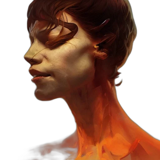 face, mask, dragon, creature transparent PNG cut-out