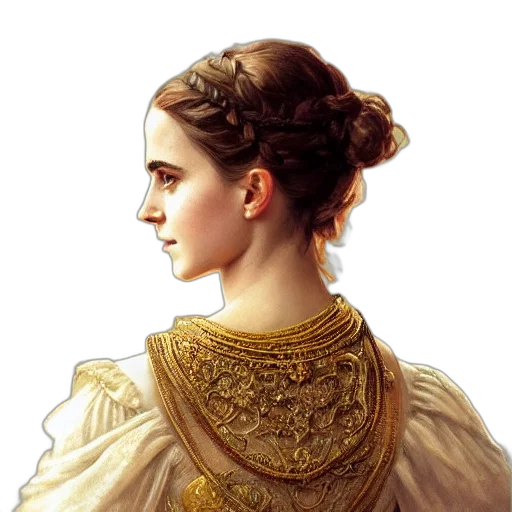 crown, dress, jewelry, face transparent PNG cut-out