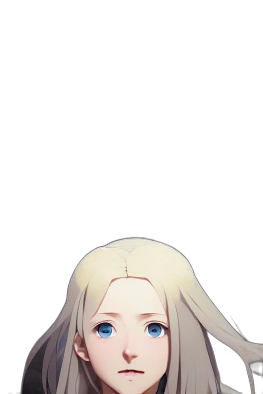 face, mask, hair, creature transparent PNG cut-out