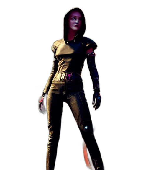 staff, robot, jacket, concept art transparent PNG cut-out