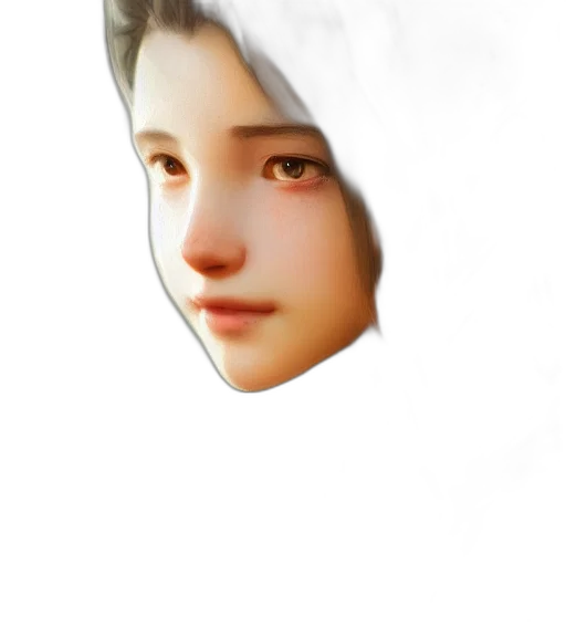 face, mask, hat, crown, photorealistic, 3d render, concept art, fantasy art transparent PNG cut-out