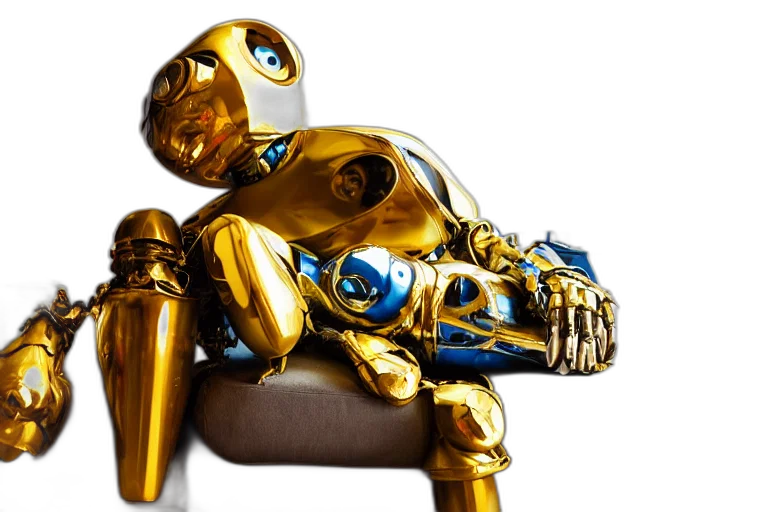 robot, jewelry, furniture, 3d render transparent PNG cut-out