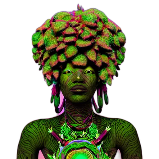 crown, hair, face, tree transparent PNG cut-out
