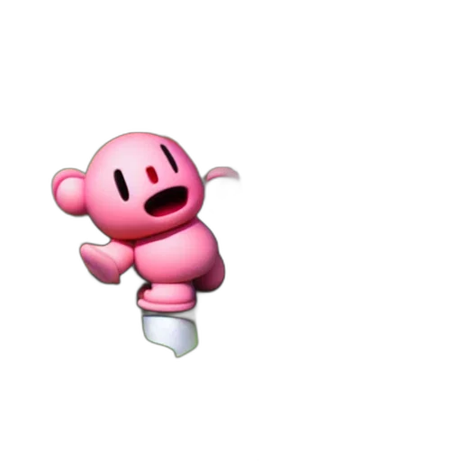animal, creature, robot, staff, 3d render, concept art, pixel art, vaporwave transparent PNG cut-out